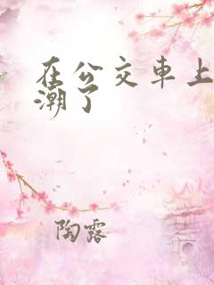 在公交车上被高潮了