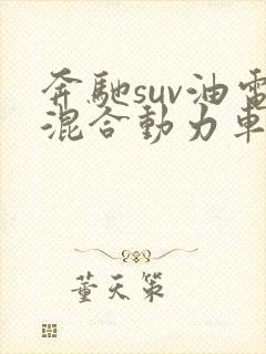 奔驰suv油电混合动力车型