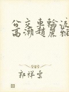 公交车轮流澡到高潮赵丽雅