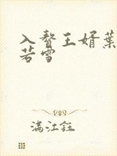 入赘王婿叶凡唐若雪