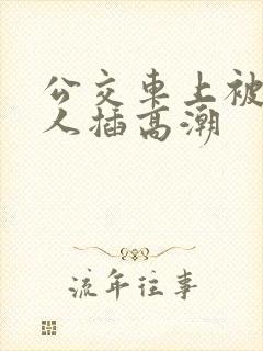 公交车上被陌生人插高潮