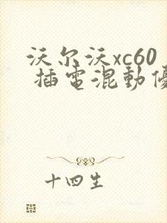 沃尔沃xc60 插电混动优惠价