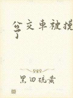 公交车被摸高潮了