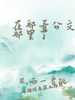 在哪看公交车到哪里了