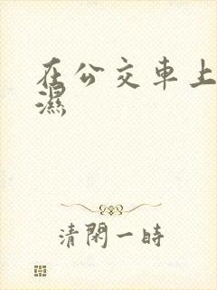 在公交车上被摸湿