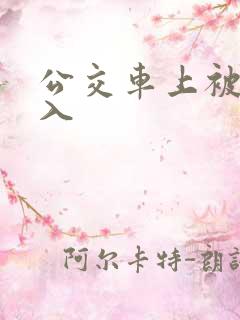 公交车上被后插入