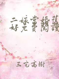 二嫁当婚旧月安好免费阅读