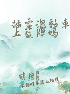 插电混动车可以上蓝牌吗