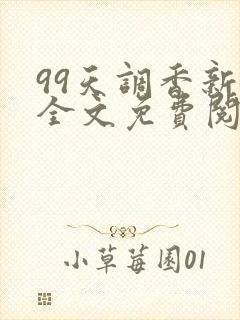 99天调香新娘全文免费阅读笔趣阁