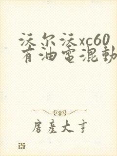 沃尔沃xc60有油电混动