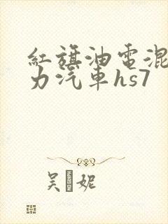 红旗油电混合动力汽车hs7
