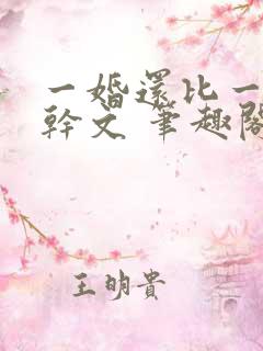 一婚还比一婚高干文 笔趣阁