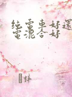 纯电车好还是油电混合好
