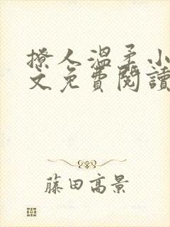 撩人温柔小说全文免费阅读无弹窗