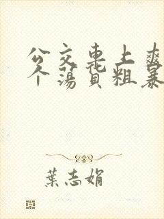 公交车上爽死你个荡货粗暴h小说