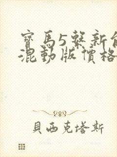 宝马5系新能源混动版价格