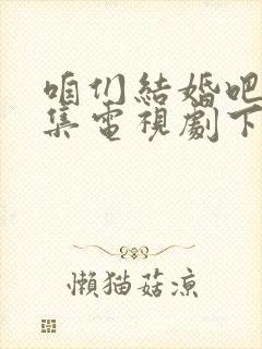 咱们结婚吧50集电视剧下载