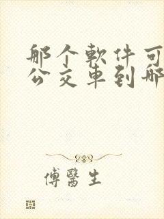那个软件可以看公交车到哪里了