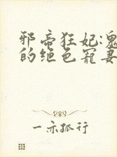 邪帝狂妃:鬼王的绝色宠妻
