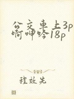 公交车上3p嗯啊呻吟18p