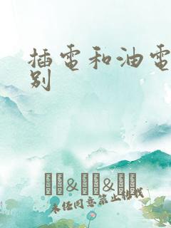 插电和油电的区别