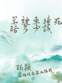 羊被车撞死了应赔多少钱