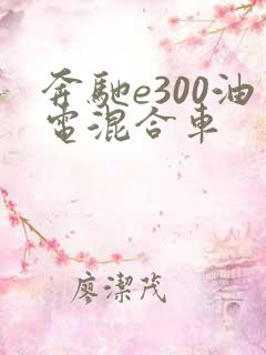 奔驰e300油电混合车