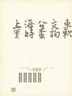 上海公交车到站实时查询软件