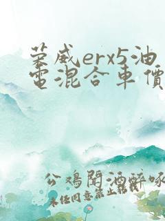 荣威erx5油电混合车价格