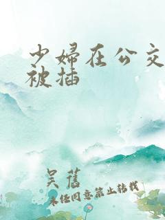 少妇在公交车上被插
