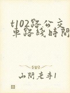t102路公交车路线时间表