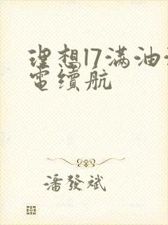 理想l7满油满电续航