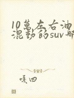 10万左右油电混动的suv哪款好