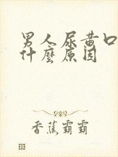 男人尿黄口臭是什么原因