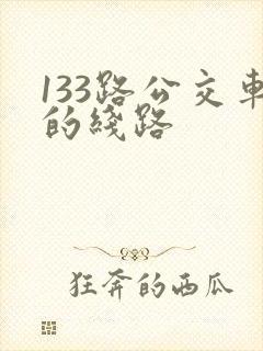 133路公交车的线路