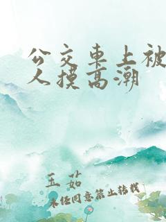 公交车上被陌生人摸高潮