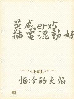 荣威erx5 插电混动好不好