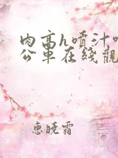 肉高h喷汁呻吟公车在线观看