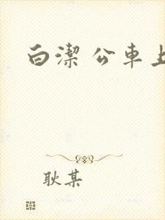 白洁 公车上