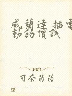 威兰达 插电混动的价钱
