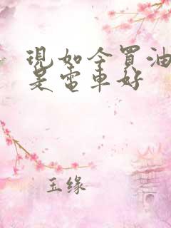 现如今买油车还是电车好