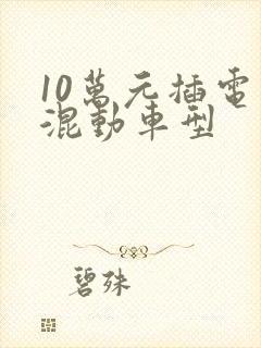 10万元插电式混动车型