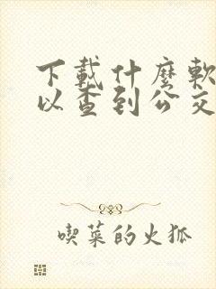 下载什么软件可以查到公交车到哪了