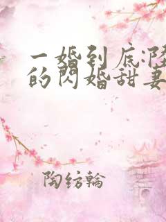 一婚到底:陆少的闪婚甜妻
