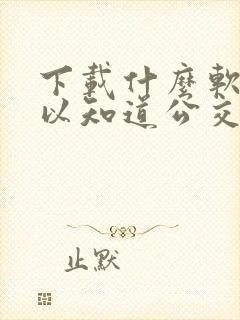 下载什么软件可以知道公交车到哪里了