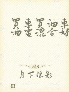买车买油车好还油电混合好
