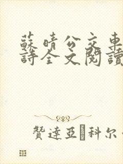 苏晴公交车上的诗全文阅读