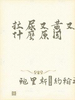 拉尿又黄又臭是什么原因