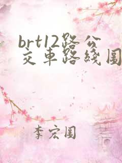 brt12路公交车路线图