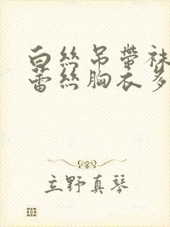 白丝吊带袜连体蕾丝胸衣多少钱